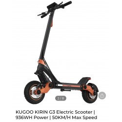 Kugoo Kirin G3 Електрическа тротинетка 10.5"/ 18ah/ 1200W